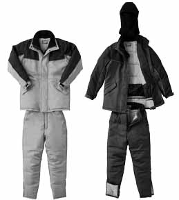 TROUSERS WORKING FOR EXTREME, COLD CLIMATE BLUE M