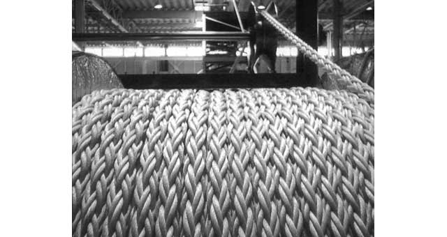 ROPE MOORING 12ST MARINE POWER, 4-1/4"CIR X 200MTR W/NK CERT