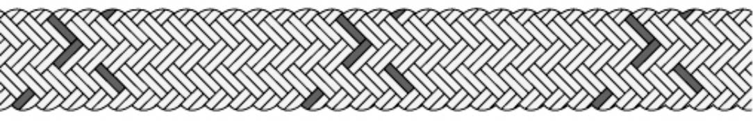 ROPE MOORING UNILON DOUBLE, BRAIDED 5"CIR X 200MTR