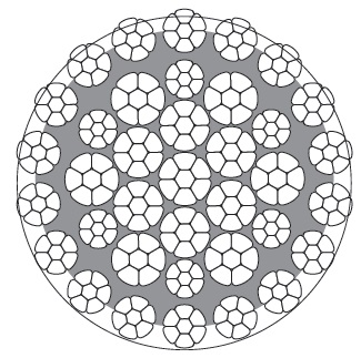 ROPE WIRE NONROTATING COMPACT, LANKOPACK 37X7 32MMDIAX200MTR