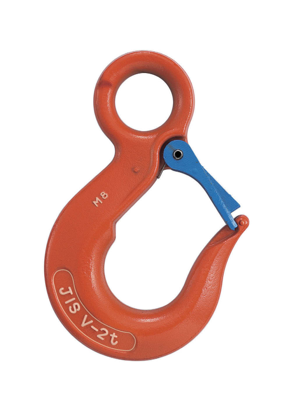HOIST EYE HOOK WITH LATCH, SWL 2TON