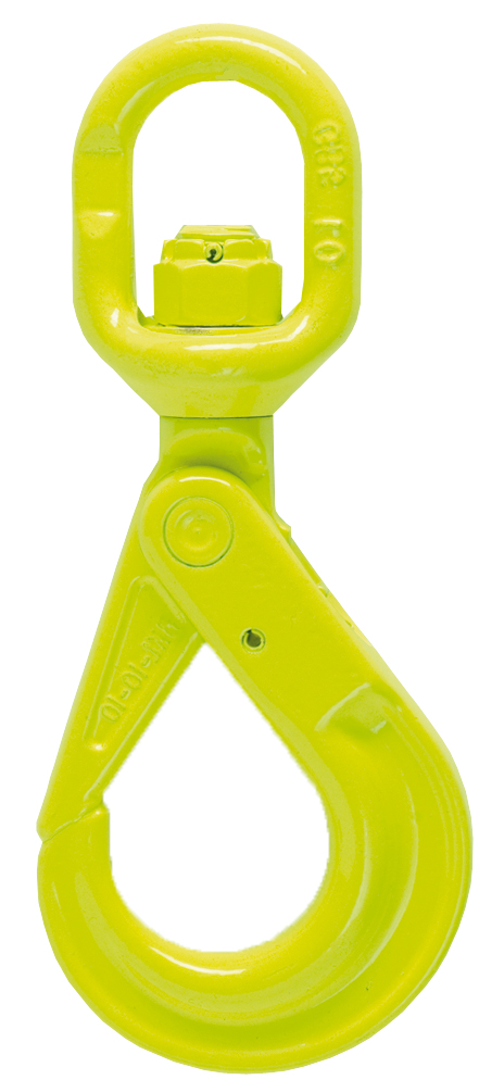 CARGO HOOK SWIVEL EYE WITH, LATCH LOCK WLL 8.0TON