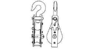 BLOCK STEEL SNATCH WITH EYE, JIS-F3422-SW 200MM