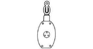 BLOCK WOODEN WITH HOOK, JIS-F3426-W2AH DOUBLE 240MM