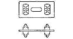 STACKER DOUBLE GALV MODEL DS-2, FLANGE THICKNESS 12MM