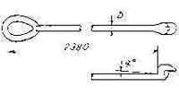 LASHING ROD CROSS LB-2-23S, ROD DIA 23MMXL2380MM B/L 42TON
