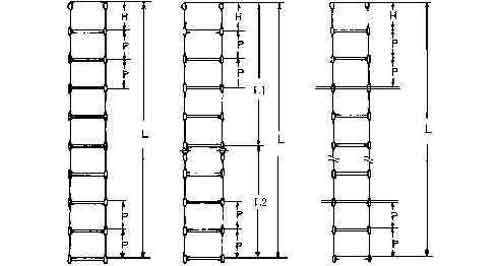 LADDER ROPE ALUMINIUM ALLOY, WITH FURTHER DETAIL
