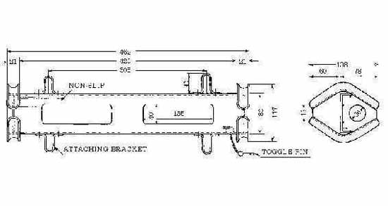 ROPE LADDER STEP ALUM-ALLOY, GS-B