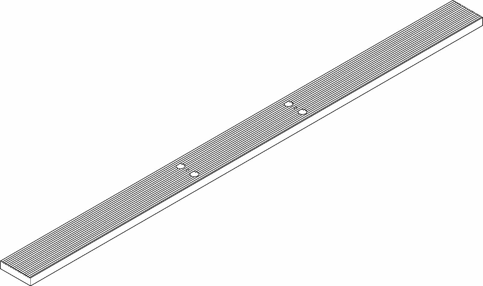 SPREADER WOOD REGULAR MED/USCG, PILOT LADDER 1800X115X63MM