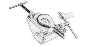 RIGGERS' VISE NO.2, FOR 16-38MM ROPE DIA