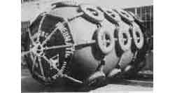 FENDER RUBBER PNEUMATIC, WITH FURTHER DETAIL