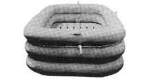 PAINTING PONTOON INFLATABLE, 1500X3000X600MM
