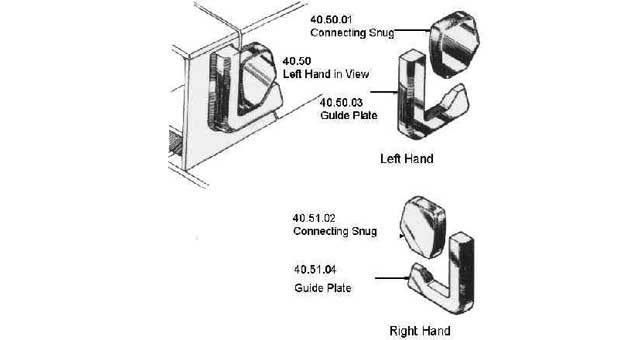 MACGREGOR HATCH CONNECTING, SNUG LEFT HAND #40.50.01
