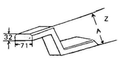 MACGREGOR CORNER PACKING Z-132, 32X71XA132