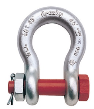 SHACKLE ANCHOR CAST ALLOY, CROSBY BOLT TYPE G-2140 7"