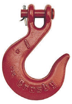 HOOK SLING CLEVIS ALLOY STEEL, CROSBY A-331 HOOK SIZE 16MM