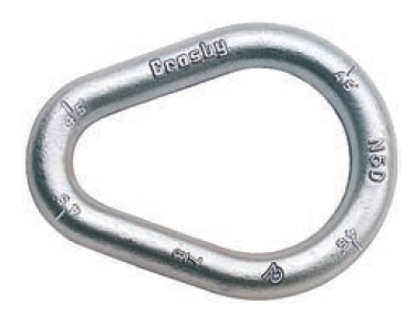 LINK SLING FORGED CARBON STEEL, CROSBY S-341 BLACK 35MM