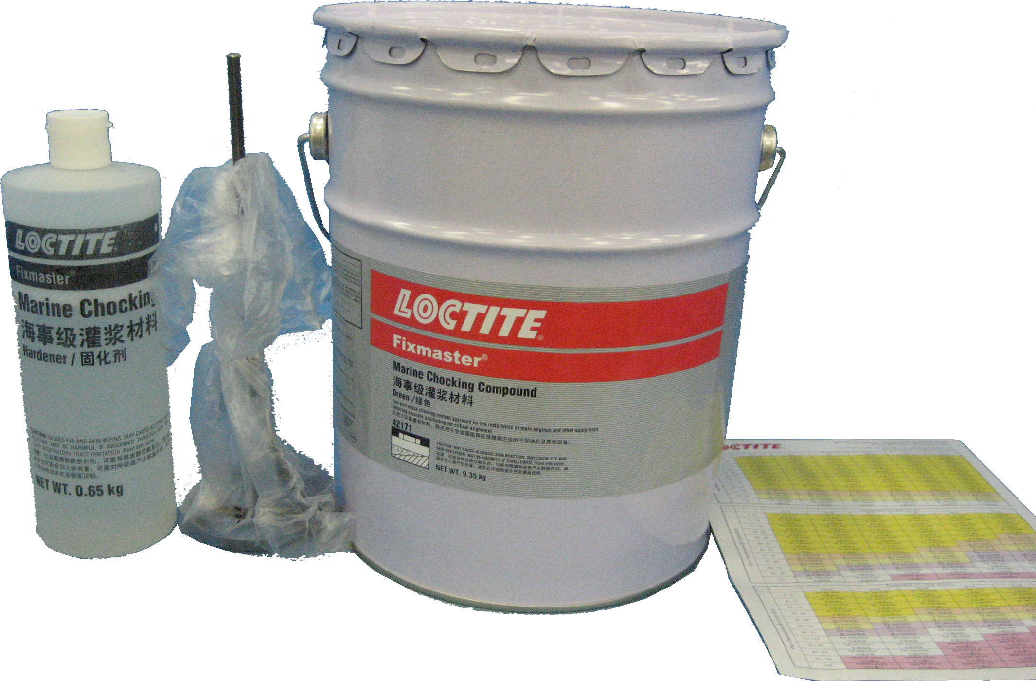 FLOORING & GROUT LOCTITE, PC7202 GREEN 3.8LTR