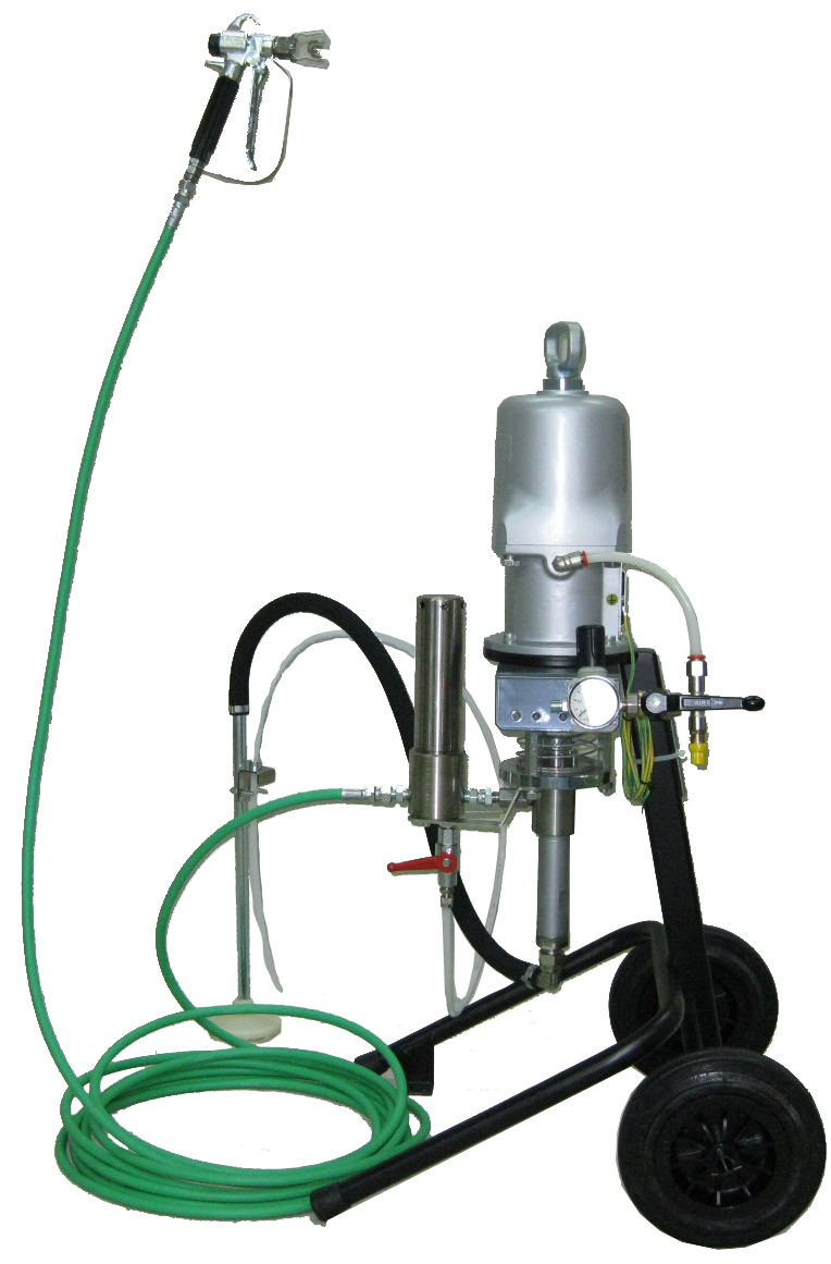 AIRLESS PAINT SPRAY CART TYPE, IWATA ALS-333B PUMP RATIO 25:1