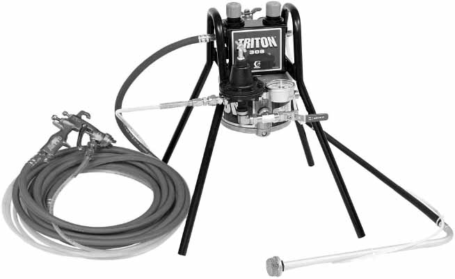SPRAYER GRACO TRITON S.ST HAND, STAND MOUNT CONVENTION 233476