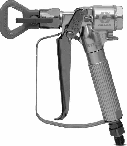 GUN AIRLESS SPRAY GRACO XTR-7, OVAL HANDLE W/TIP #XTR702