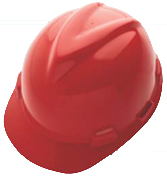 CAP SAFETY V-GARD GREEN HIGH, DENSITY POLYETHYLENE BLUE