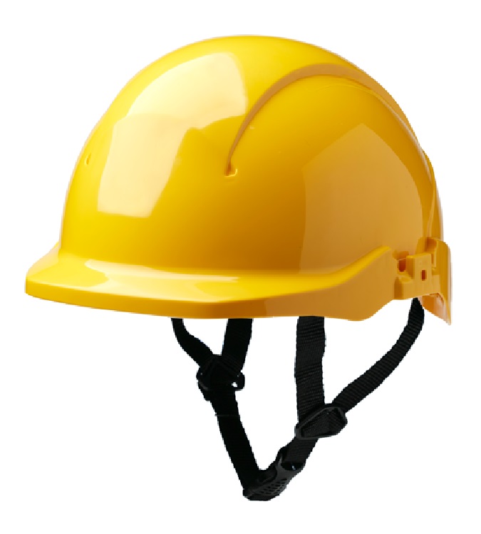 HELMET REDUCED PEAK SLIP, NON-VENTED STANDARD LIGHT BLUE