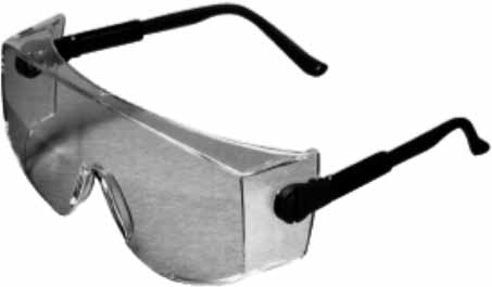 EYEWEAR PROTECTIVE GRAY MSA, F/PRESCRIPTION GLASS 10012855
