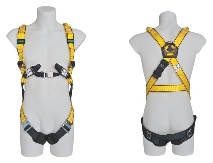 HARNESS S'GL D-RING WORKMAN, MSA PREMIER QWIK-FIT M 10115542
