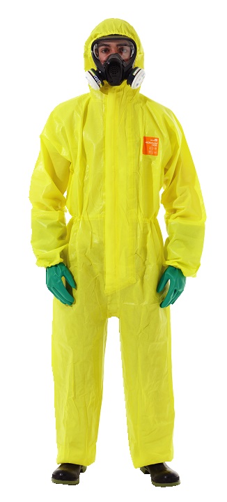 WORKWEAR FLEX. 3 LAYER FABRIC, MICROCHEM 3000 YELLOW S