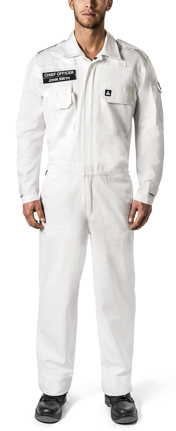 BOILERSUIT COTTON UVPROTECTION, WHITE M
