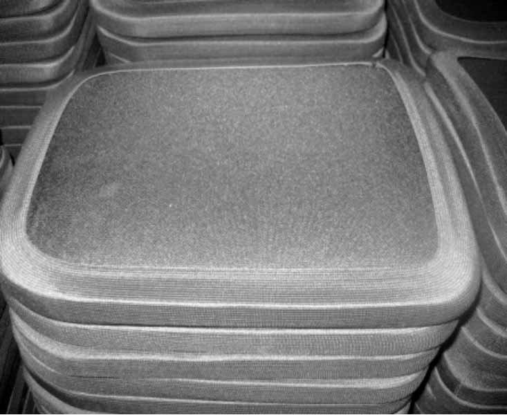 PLATE BULLETPROOF DC3-7, SILICONE CARBIDE CERAMIC 2550G