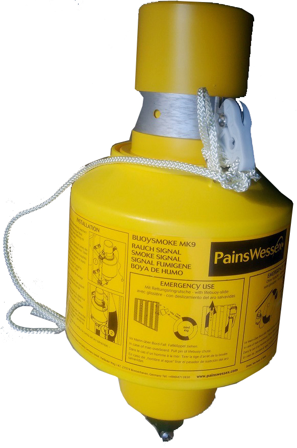 LIFEBUOY MARKER BUOYSMOKE MK9, W/BRACKET PAINSWESSEX 53830