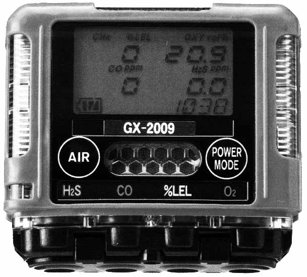 MONITOR MULTI TOXIC GAS, PERSONAL RIKEN GX-3R