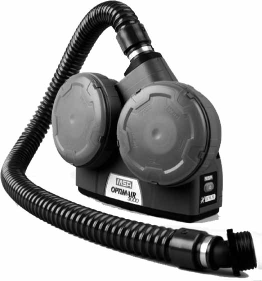 RESPIRATOR POWER ASSISTED MSA, OPTIMAIR 3000 (3000A)