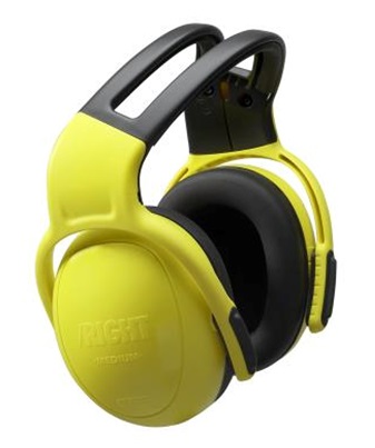 EAR MUFF LEFT/RIGHT LOW APPLI, SNR24-H/M/L 27/22/14 YELLOW
