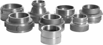 ADAPTER HOSE BRASS UNI45 45X2", UNI FEMALE X BSP FEMALE