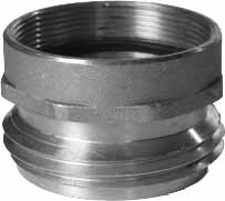 ADAPTER HOSE BRASS  70X2-1/2", UNI70 UNI MALE X BSP FEMALE