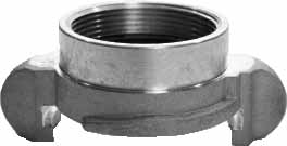 ADAPTER ALUM NAKAJIMA 2"(50A), LUG 72MM/THREAD 2" BSP FEMALE