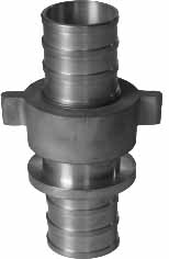 COUPLING HOSE BRASS LRT, 2-1/2"/HOSE END 63MM SM206630