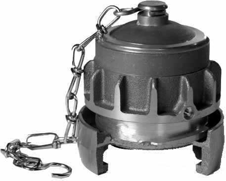 CAP HOSE COUPLING BRASS NOR, 2-1/2" (LAS 1/65A) SM542065