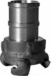COUPLING HOSE BRASS ROTA 3, LUGS/2-1/2" HOSE END 50MM