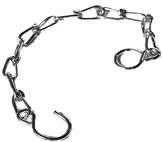 CHAIN & S-HOOK FOR HOSE, COUPLING STEEL L:30CM SM736100