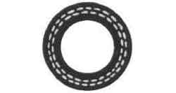 HOSE WATER RUBBER WRAPPED &, FABRIC 4KG 50MMX2B