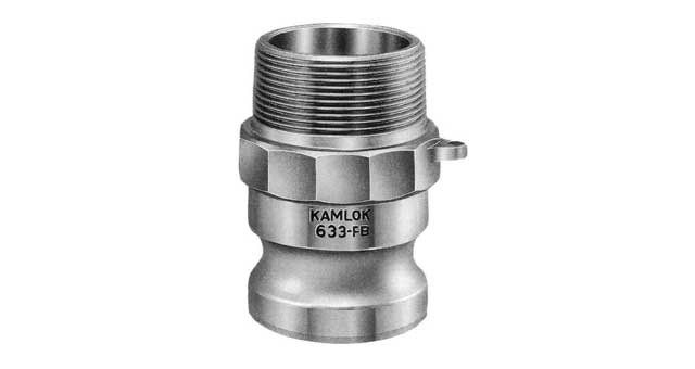 COUPLING CAM&GROOVE BRASS, F PLUG W/MALE THREAD 3"