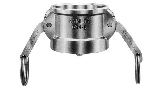COUPLING CAM&GROOVE ALUM ALLOY, DUST CAP 2-1/2"