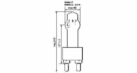 LAMP HALOGEN 220V 2000W G-38, SUEZ CANAL SEARCHLIGHT