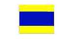 FLAG SIGNAL LETTER 4'X 6' "D"
