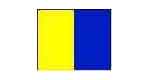 FLAG SIGNAL LETTER 4'X 6' "K"
