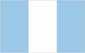 FLAG CIVIL ENSIGN, GUATEMALA 2' X 3'